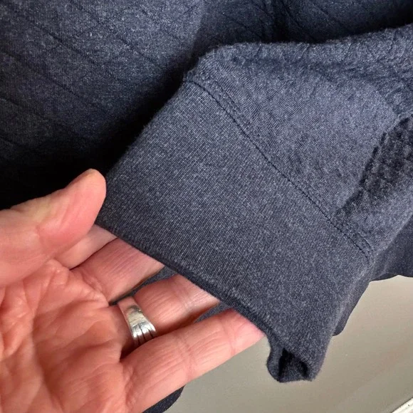 Billy Reid Shawl Collar Sweater XXL Navy Workwear Trim Fit Gentleman Elbow Patch - Picture 13 of 15